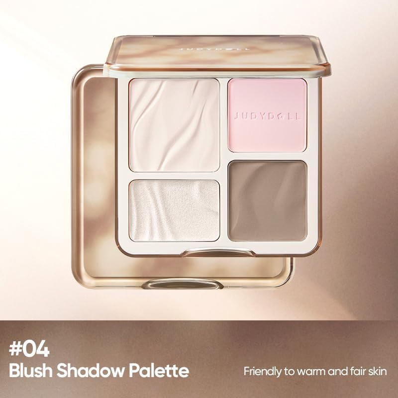 JUDYDOLL teintes 4 coloris mat pour contour et lumière subtile.