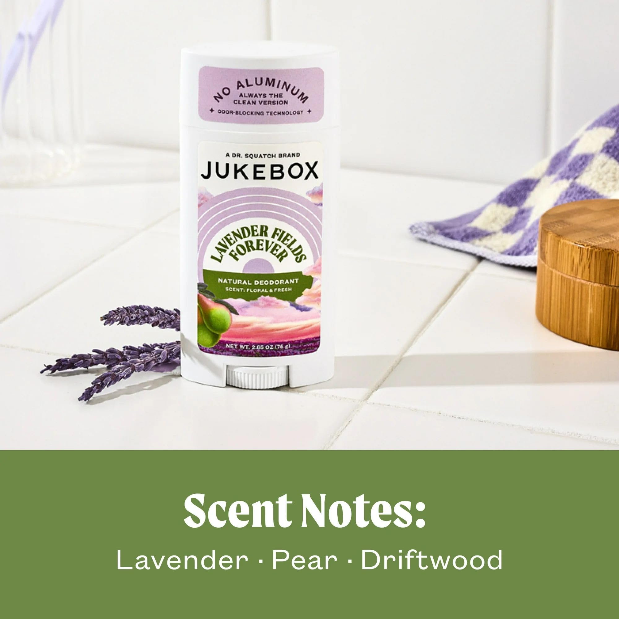 JUKEBOX Déodorant naturel pour femmes – Charbon actif: contrôle des odeurs quotidien