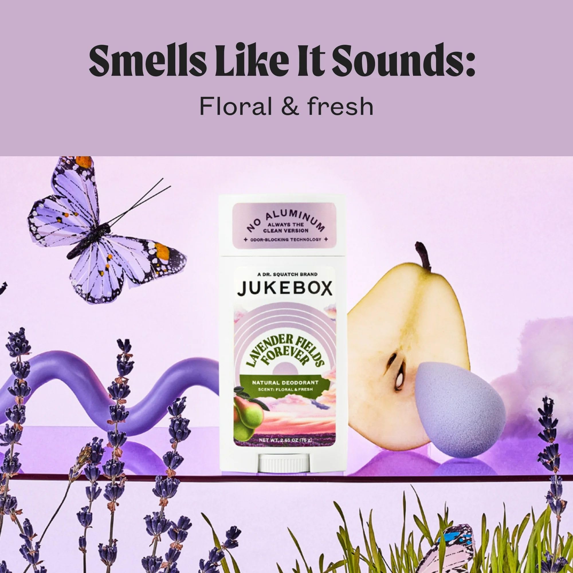 JUKEBOX Déodorant naturel pour femmes – Huile de jojoba: hydratation légère et douceur