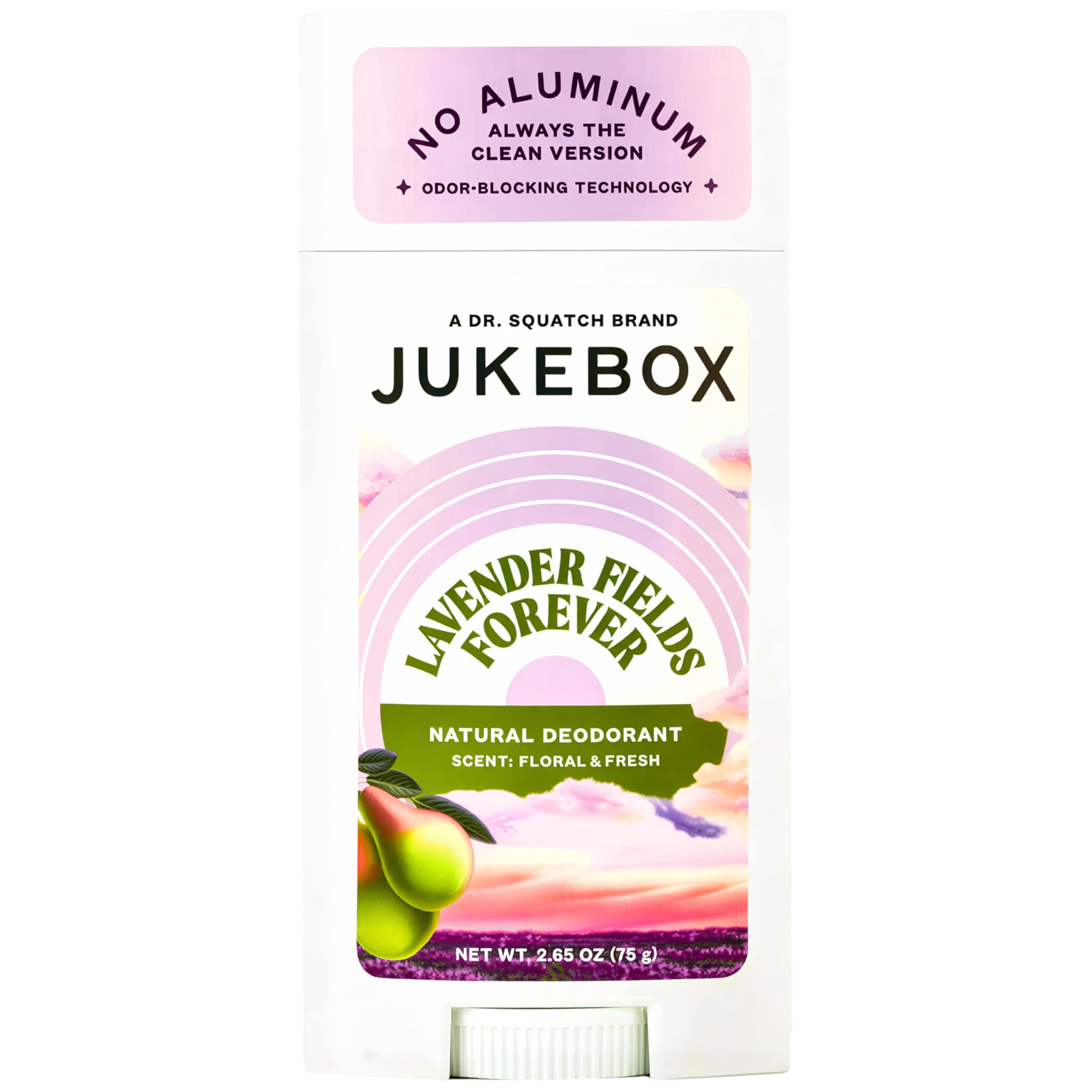 JUKEBOX Déodorant naturel pour femmes – Lavande et Champs: parfum floral durable pour la journée