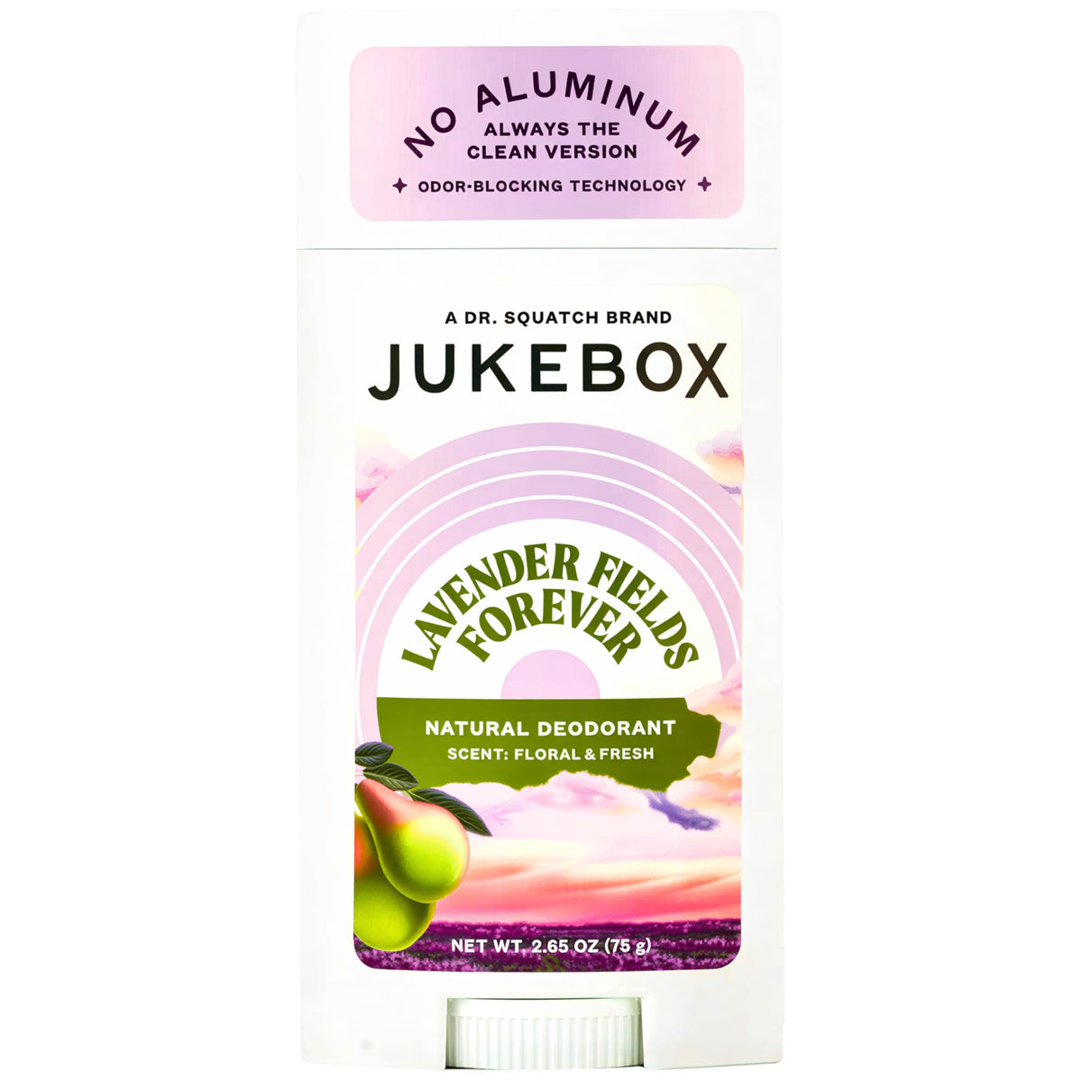 JUKEBOX Déodorant naturel pour femmes – Lavande et Champs: parfum floral durable pour la journée