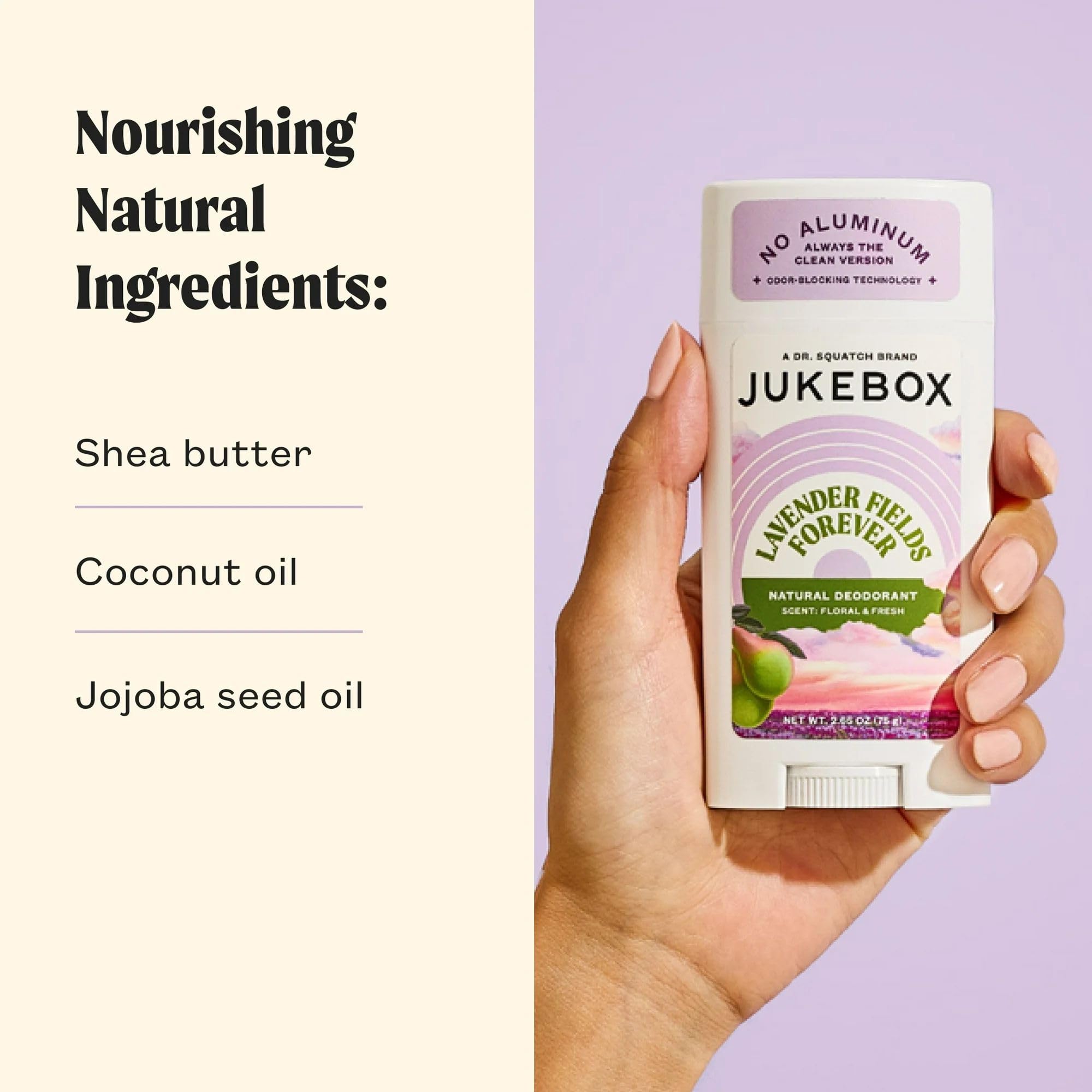 JUKEBOX Déodorant naturel pour femmes – Postbiotiques: équilibre cutané et confort