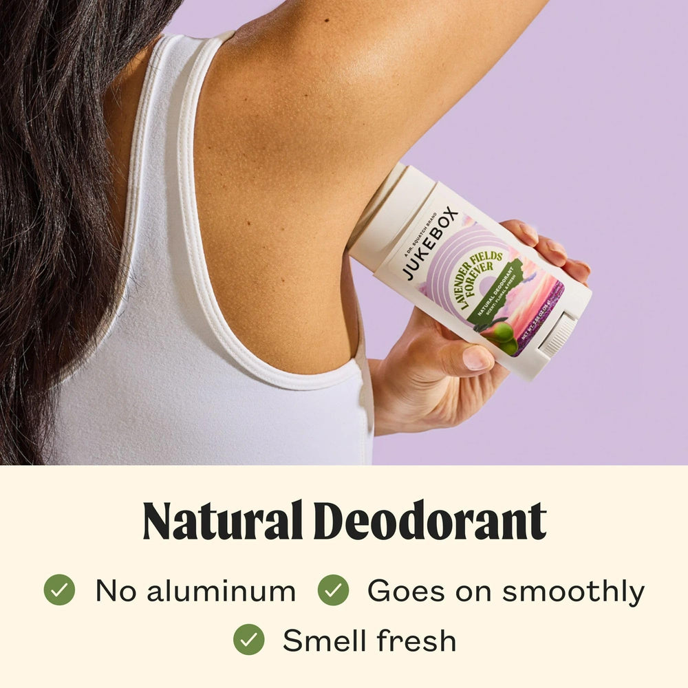 JUKEBOX Déodorant naturel pour femmes – Technologie anti-odeur et poudre d’arrowroot: absorption et propreté