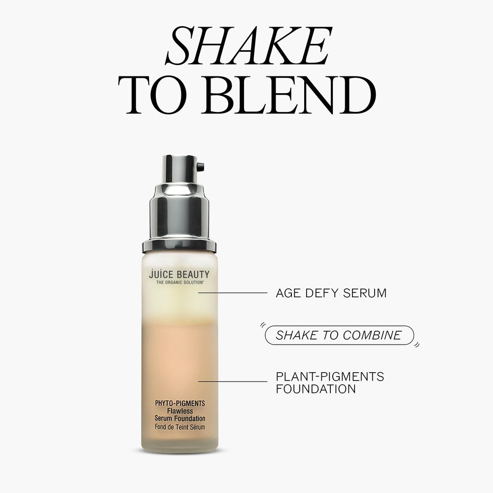 Juice Beauty Phyto-Pigments Flawless Sérum Fond de Teint 05 Buff, emballage recyclable et sans cruauté