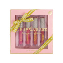 Juicy Couture Gloss ensemble 4-pack brillant pour un fini miroir.