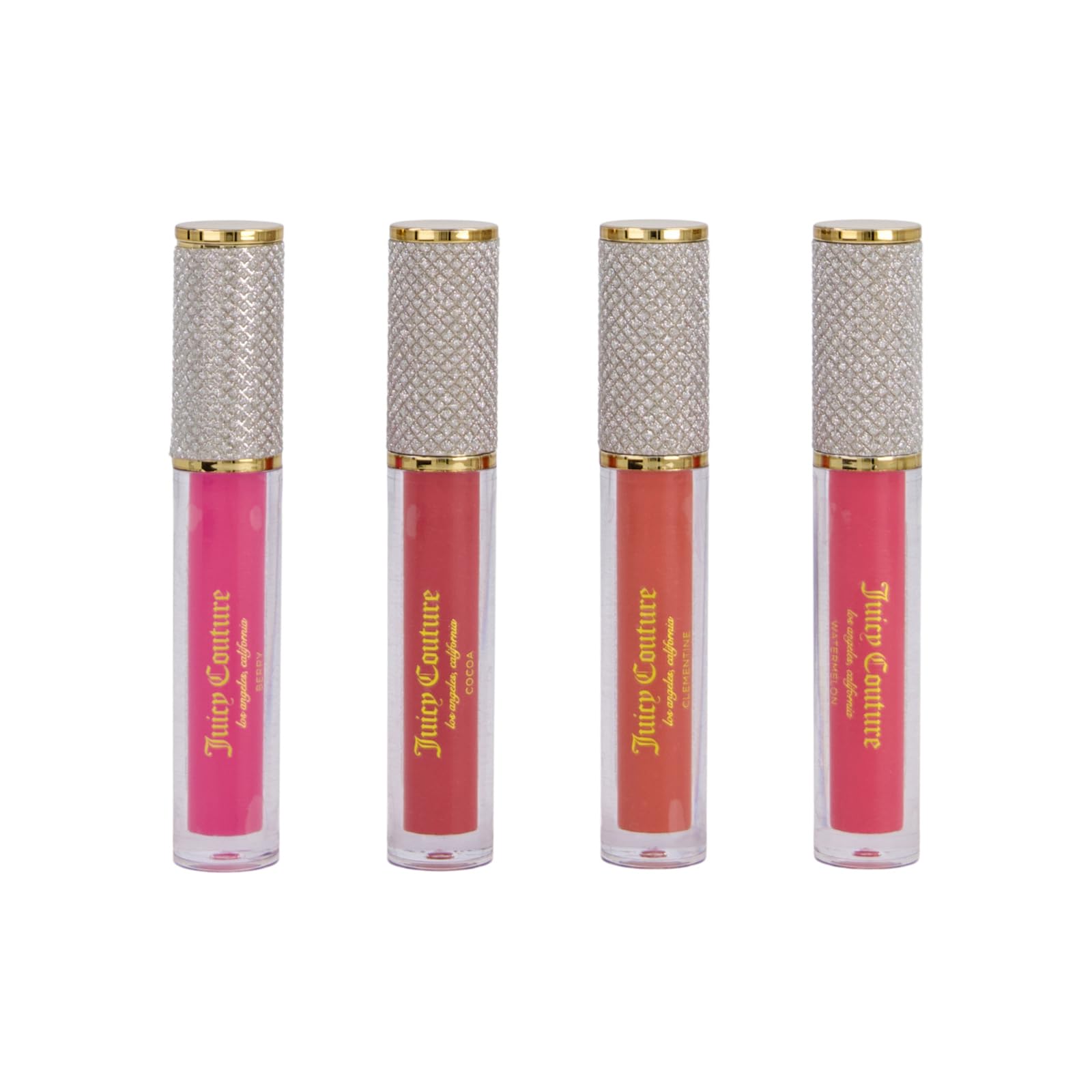 Gloss saveur Clémentine Juicy Couture pour un éclat vitaminé.
