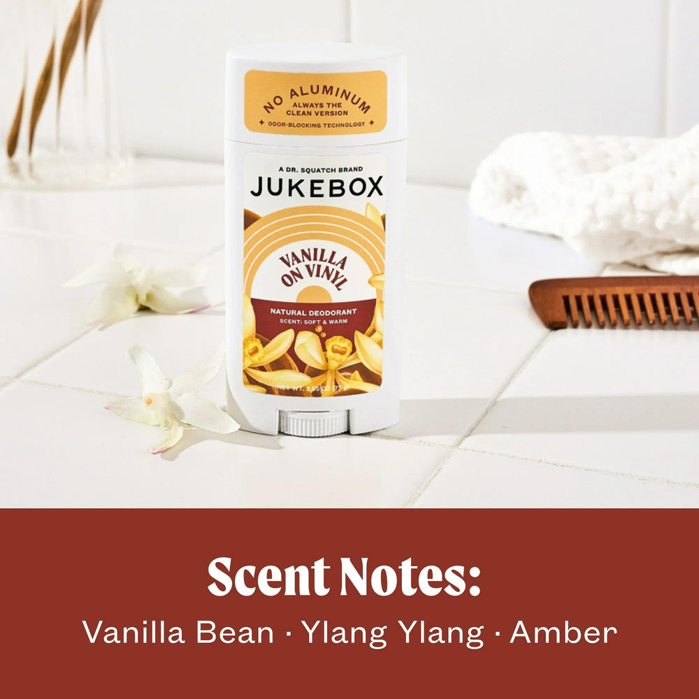JUKEBOX Déodorant – parfum vanille, ylang ylang et ambre inspirant douceur