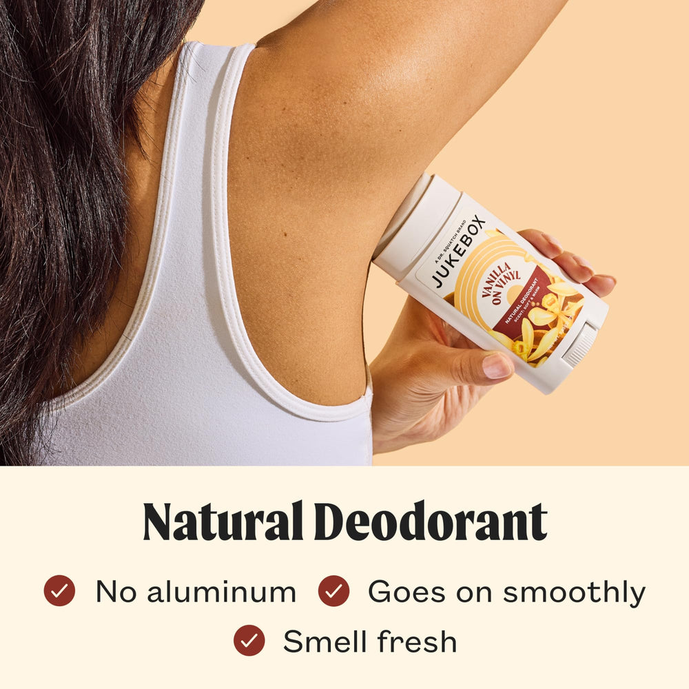 JUKEBOX Déodorant femme Vanille sur Vinyle, flacon parfumé et frais