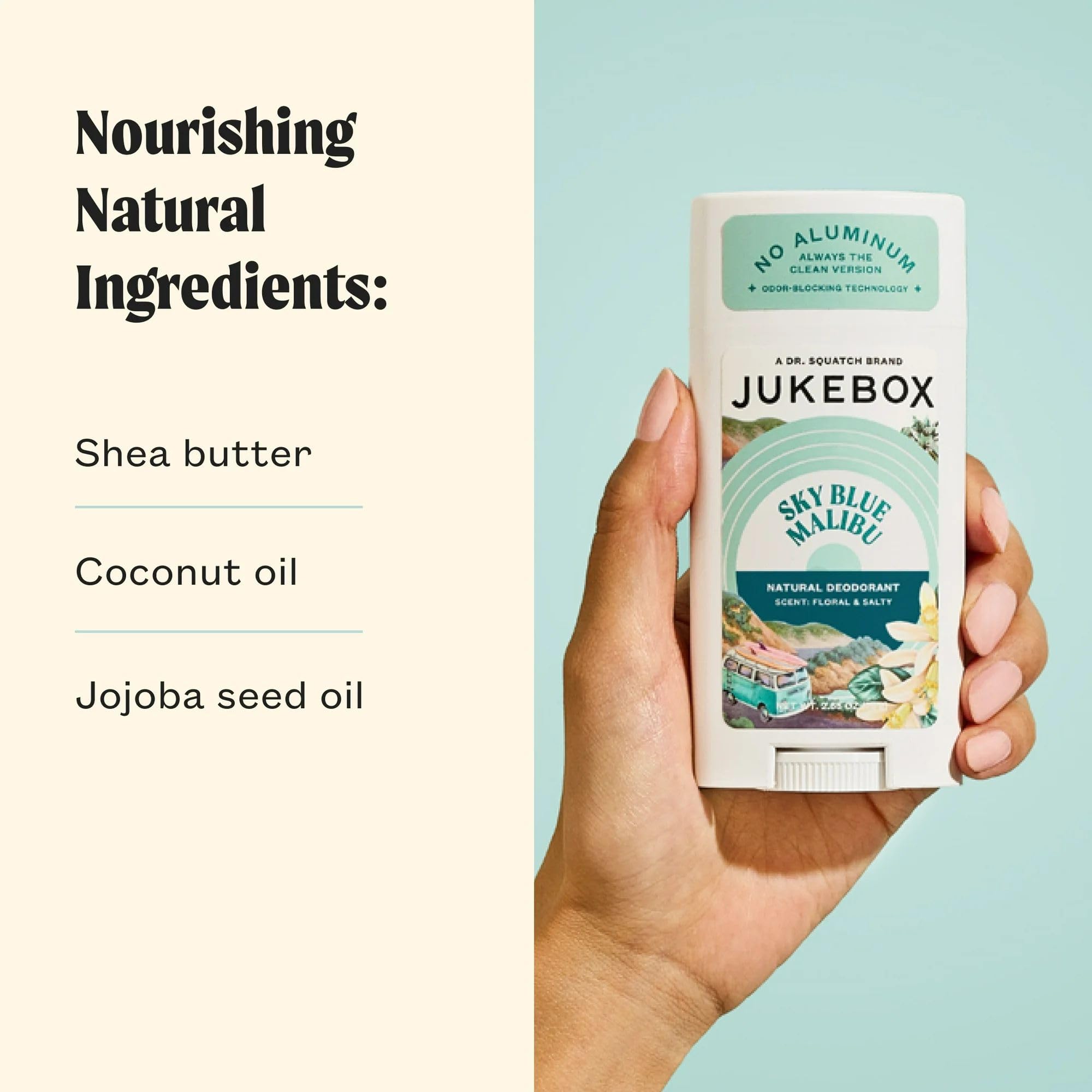 JUKEBOX Déodorant, lot de 2 flacons, option pratique et économique.