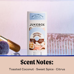 JUKEBOX Déodorant contenant beurre de karité, soin nourrissant pour la peau.