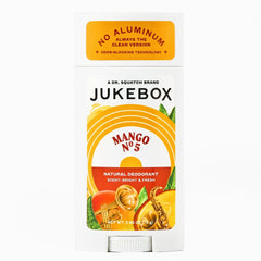 JUKEBOX Mango No5, bouteille déodorant, fraîcheur durable.