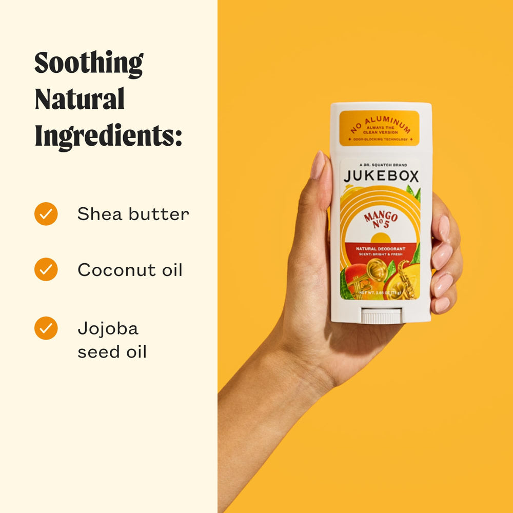 JUKEBOX Mango No5, texture crème légère idéale.