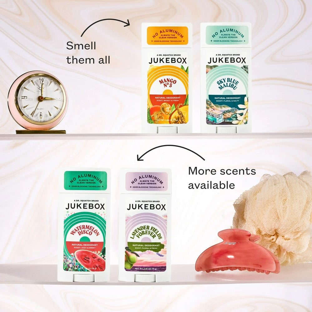 JUKEBOX Déodorant naturel sans cruauté, fabriqué aux États-Unis
