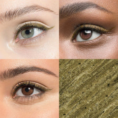 Julep Quand Crayon Rencontre Gel Olive doré scintillant précision au ras des cils