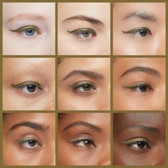 Julep Quand Crayon Rencontre Gel Olive doré scintillant texture gel douce et fluide