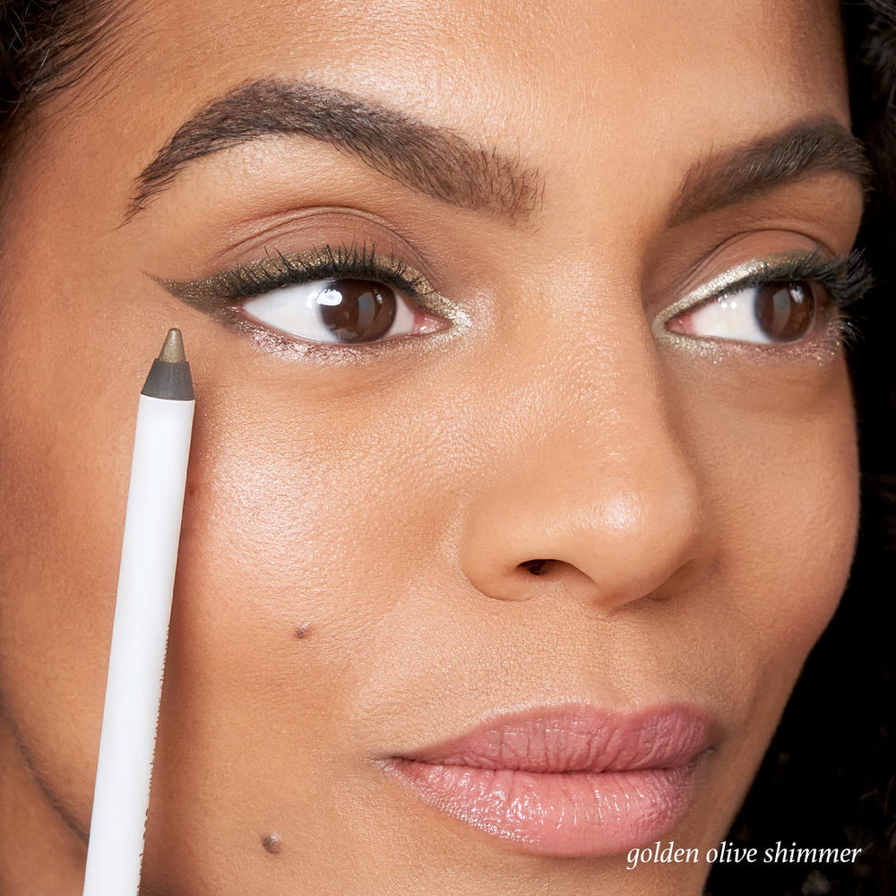 Julep Quand Crayon Rencontre Gel Olive doré scintillant brillance subtile pour un regard lumineux