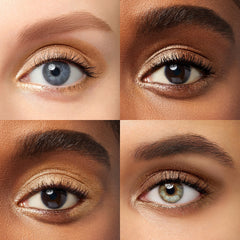 Fard à paupières Julep 101 Duo – Ombre Or Chaud, application fluide.