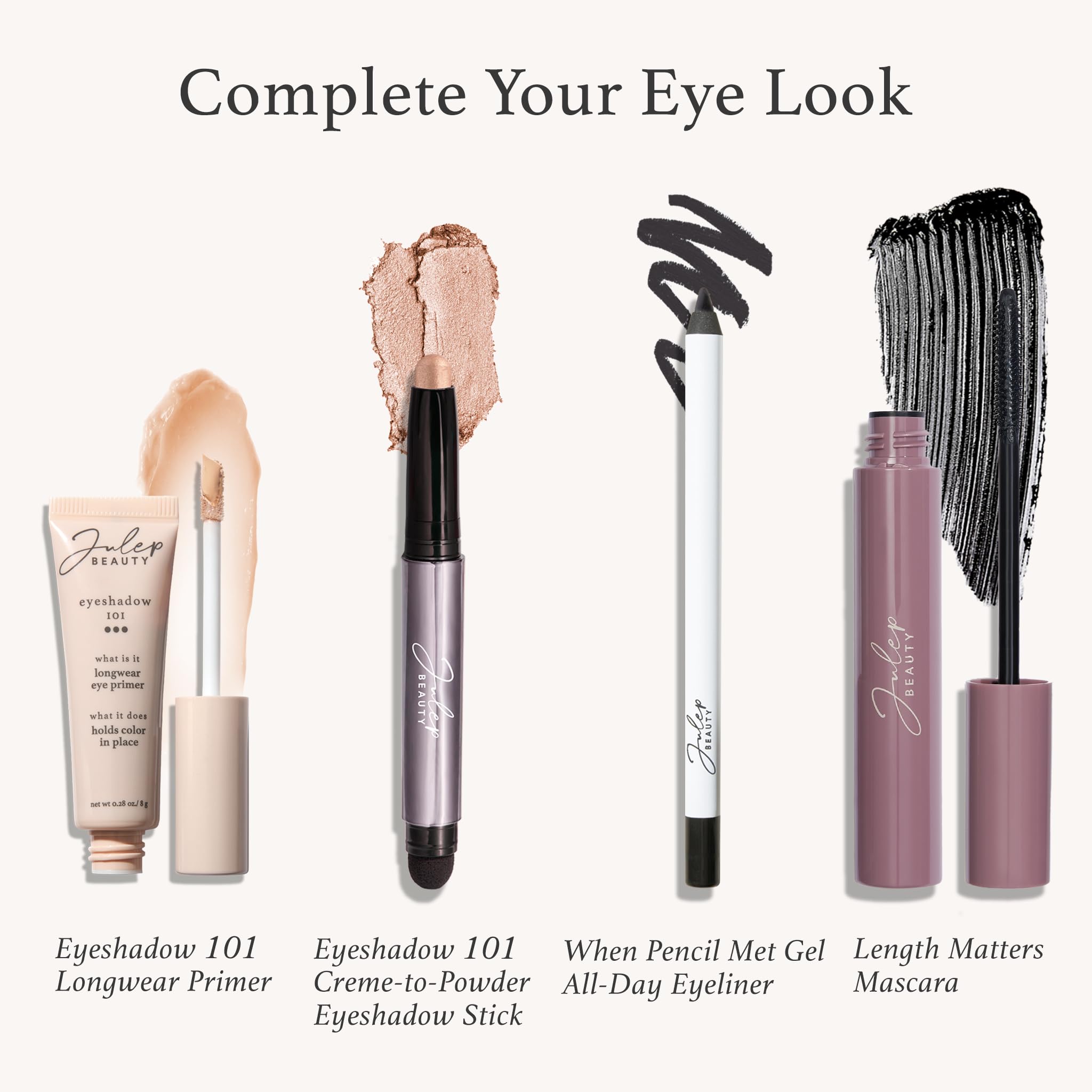 Julep Eyeshadow 101 Duo – deux teintes complémentaires pour différents looks.