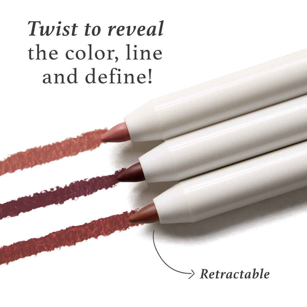 Julep tenue longue durée sur contour lèvres Spiced Clove.