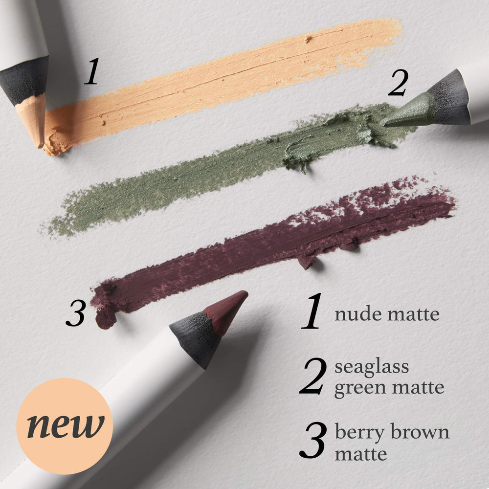 Julep When Pencil Met Gel Seaglass Green Matte – application douce sans tiraillement.