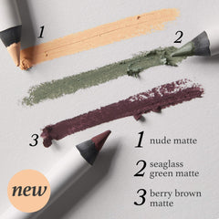 Julep When Pencil Met Gel Seaglass Green Matte – application douce sans tiraillement.