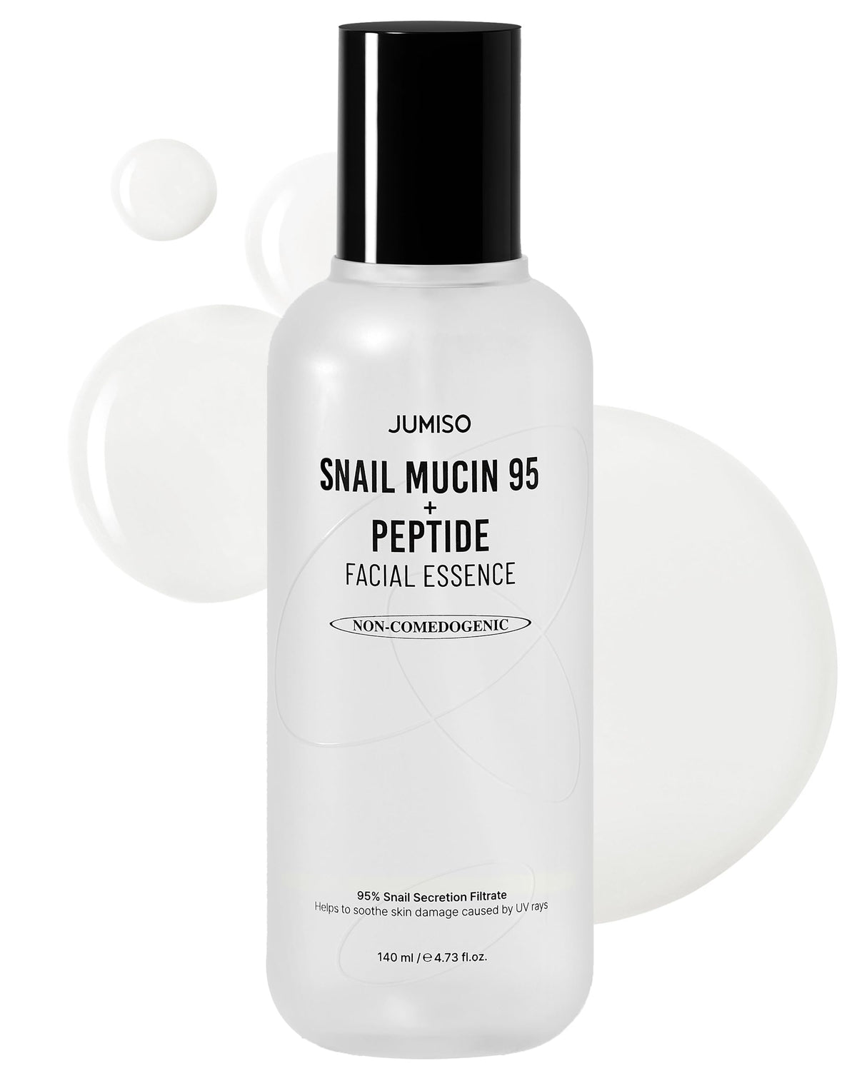 JUMISO Mucin d'escargot 95 – flacon d'essence, hydratation légère et apaisement potentiel.