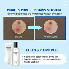 JUMISO exfoliation douce avec argile bleue révélant radiance de la peau