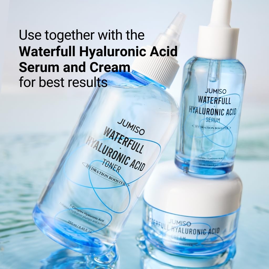 Texture eau legere Waterfull Toner, application fluide sur la peau.