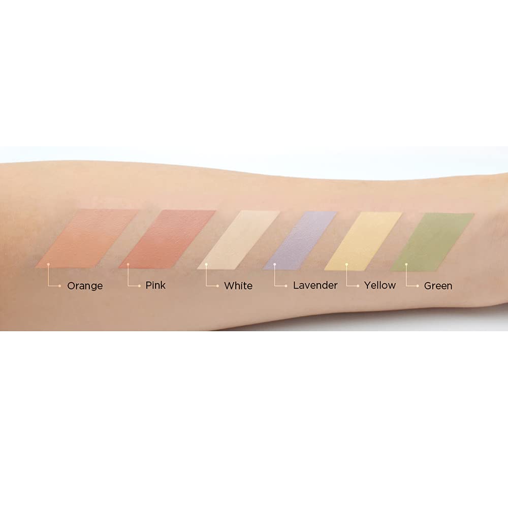 Palette correctrice JUNG SAEM MOOL cible rougeurs et cernes pour un teint lissé.