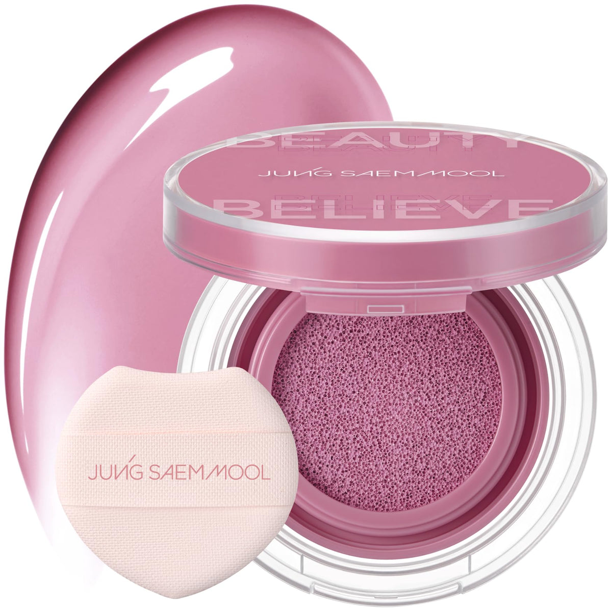 JUNG SAEM MOOL Artist Cushion Blush avec éponge pour une application rapide.