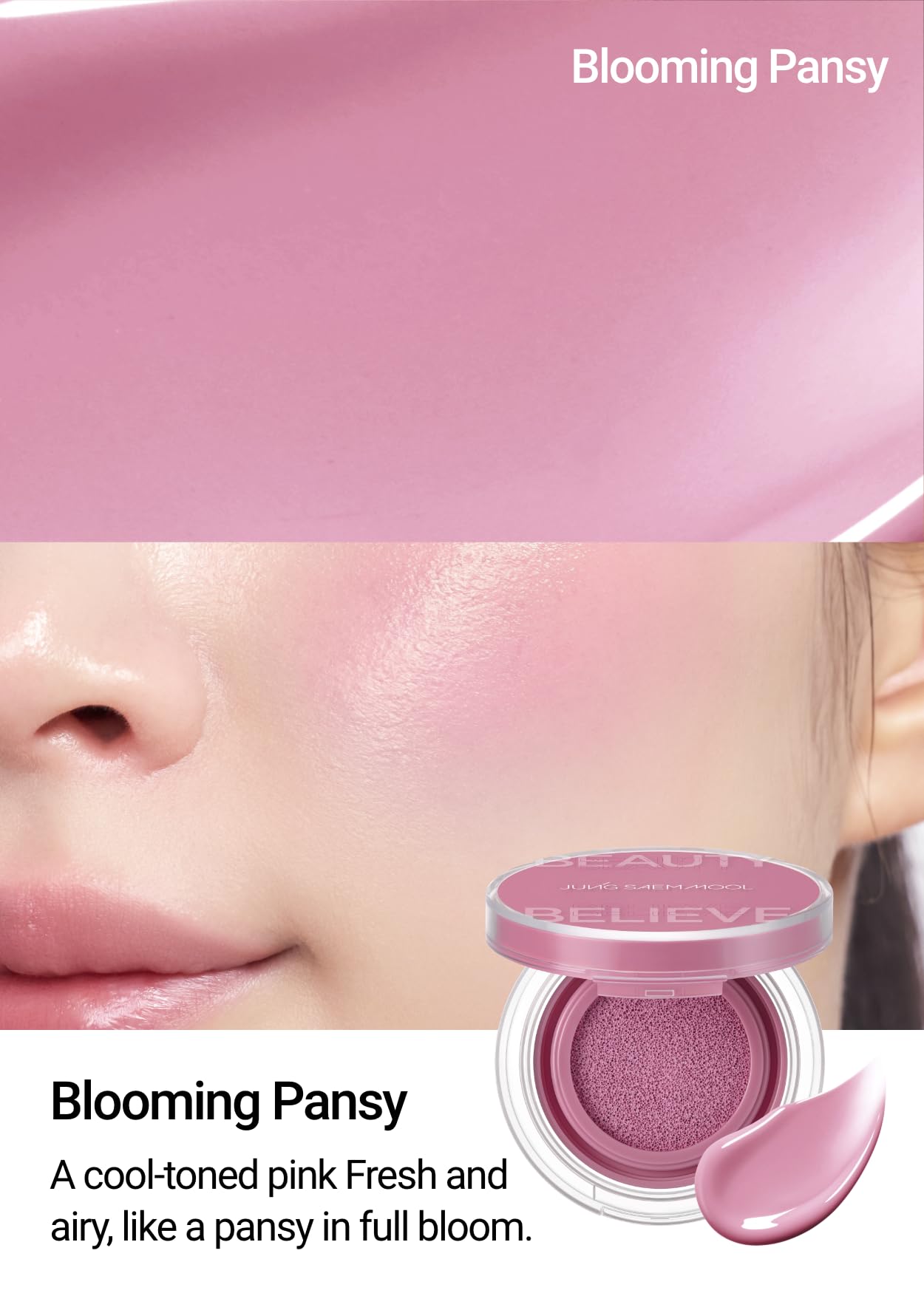 JUNG SAEM MOOL Artist Cushion Blush Hydratation douce pour la peau.