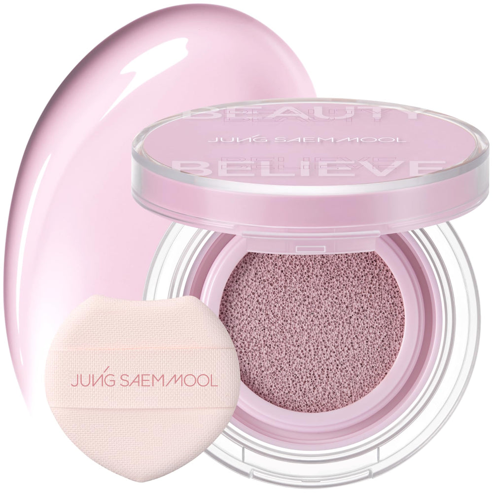 JUNG SAEM MOOL Artist Cushion Blush Lavender Pink sur puff pour une application légère et précise