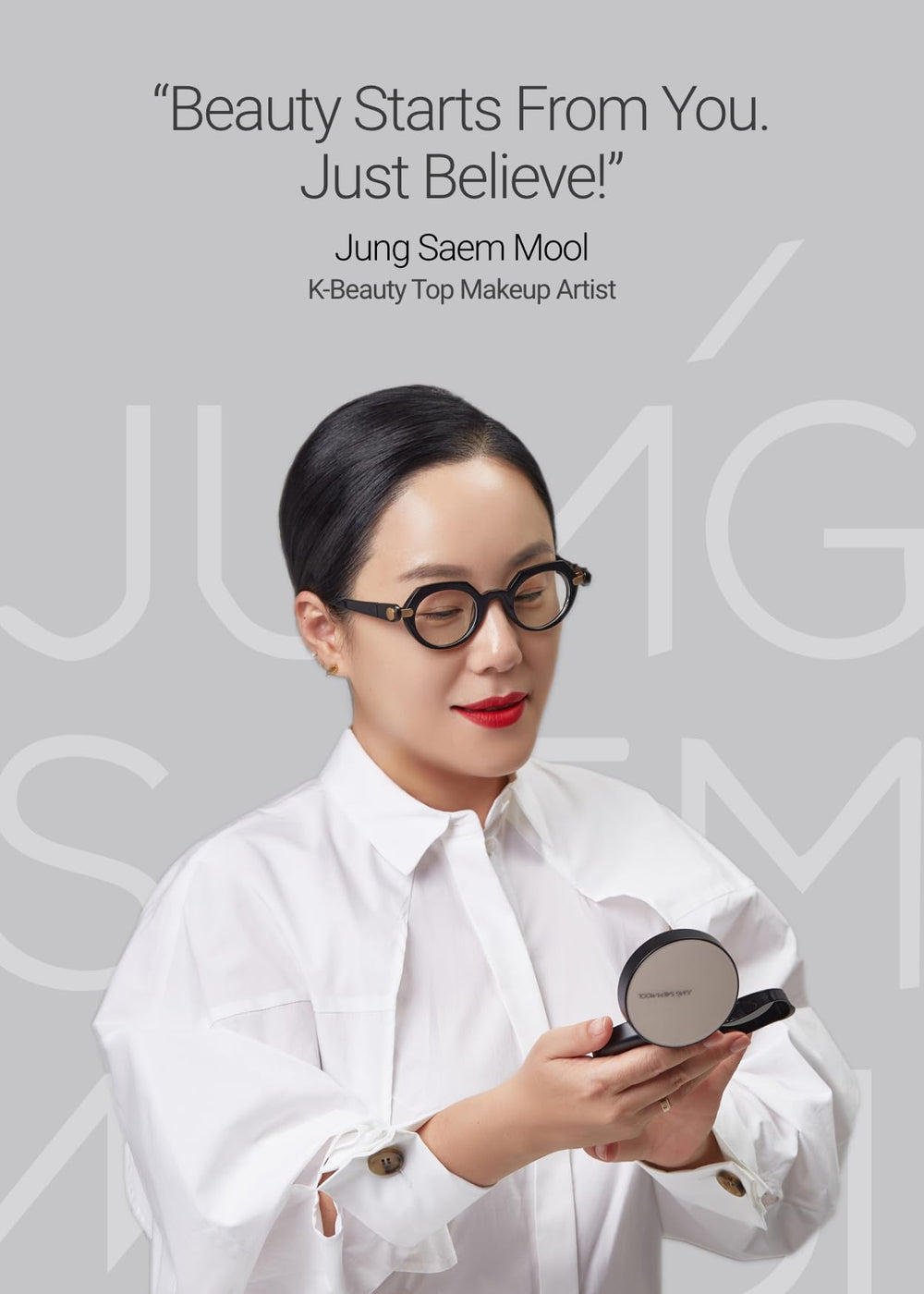 JUNG SAEM MOOL Artist Cushion Blush Usage quotidien offrant un teint vivant