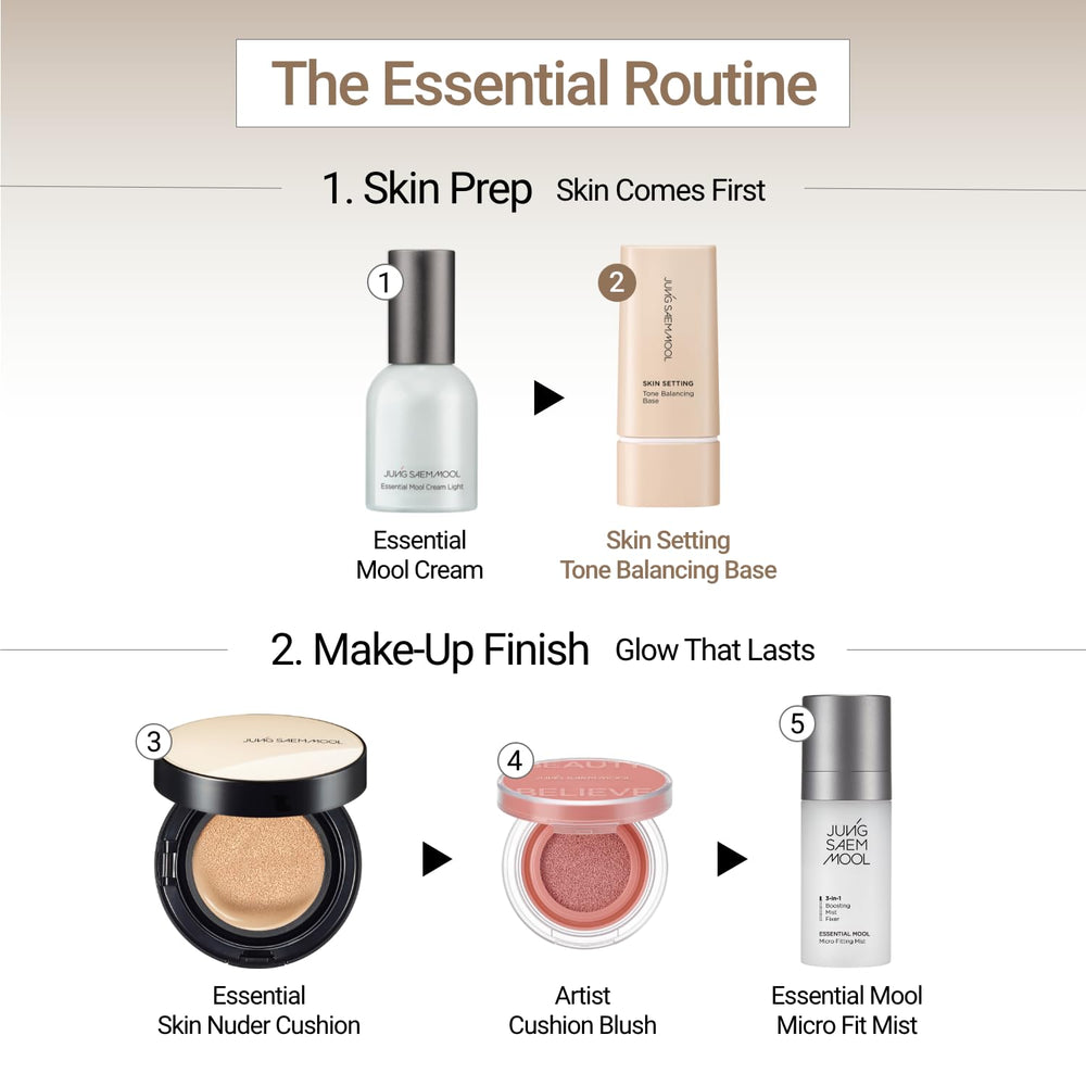 Base Jung Saem Mool – lueur naturelle pour un look peau nue.