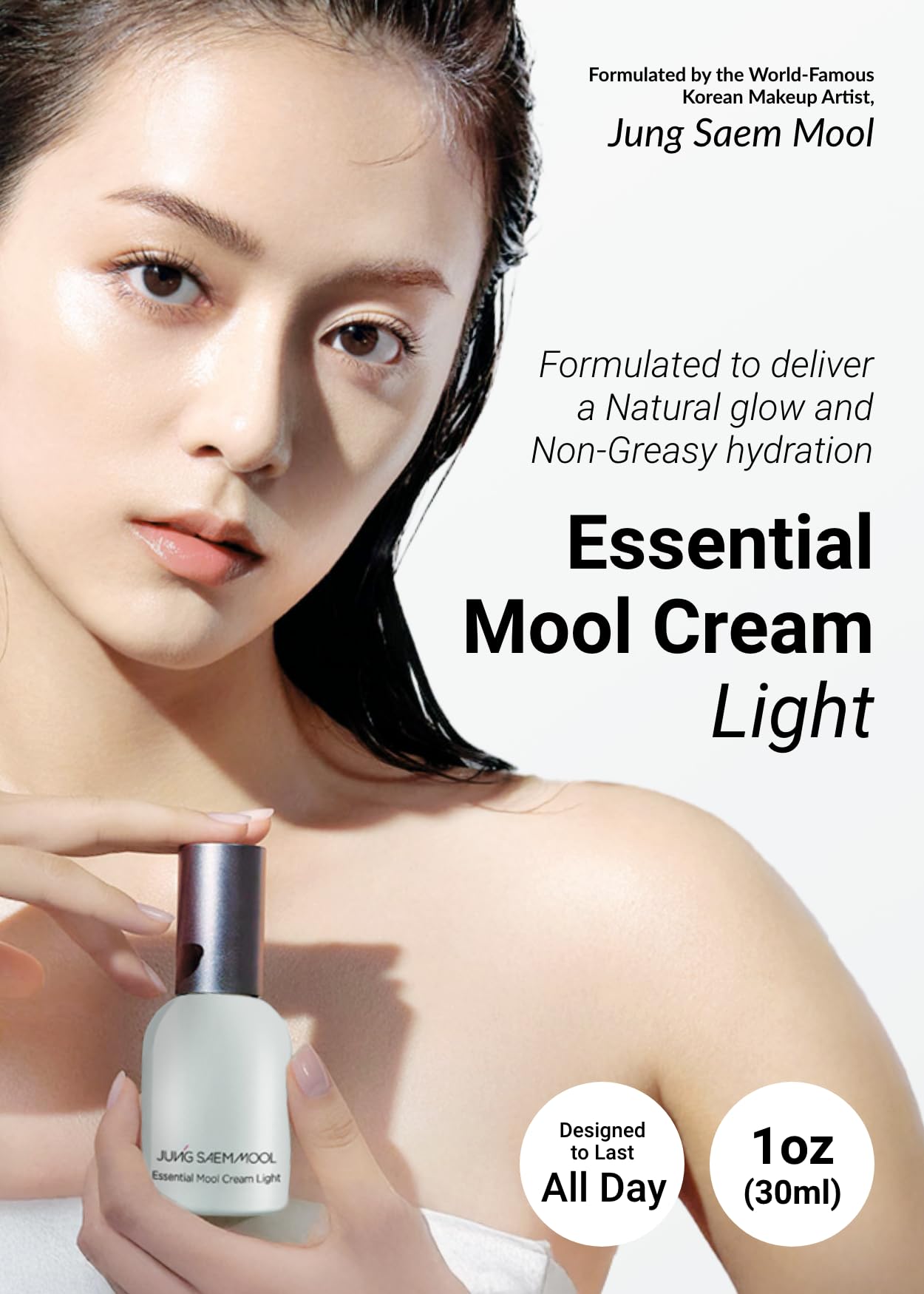 JUNG SAEM MOOL Essential Mool Cream Light – Texture légère qui pénètre rapidement