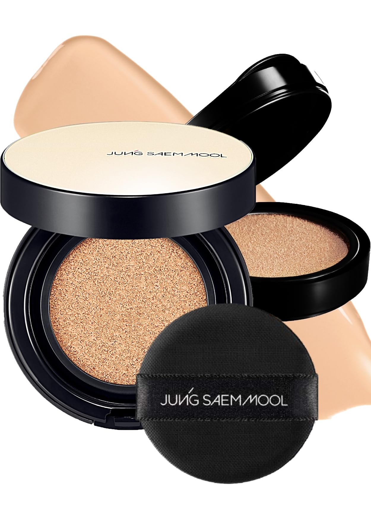 Jung Saem Mool Essential Skin Nuder coussin-bouteille pour teint homogène et durable