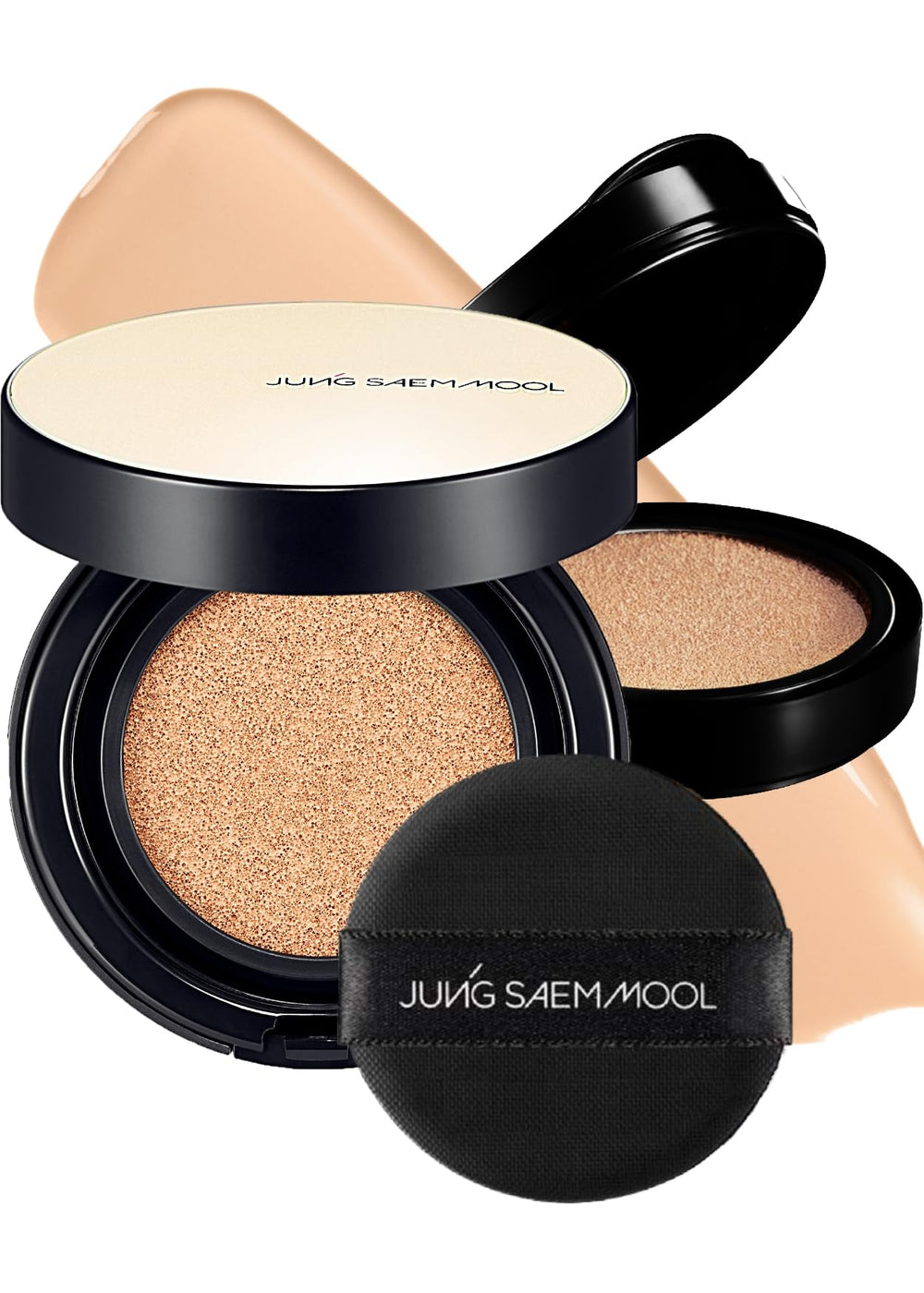 Jung Saem Mool Essential Skin Nuder coussin-bouteille pour teint homogène et durable