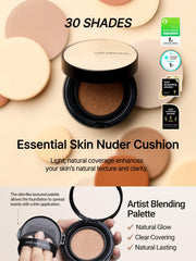 JUNG SAEM MOOL Essential Skin Nuder Cushion – teinte 10N pour un teint frais et durable