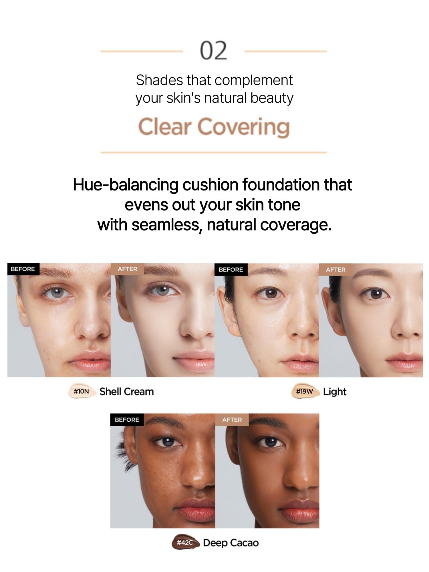 JUNG SAEM MOOL Essential Skin Nuder Cushion – étui pratique pour retouches propres