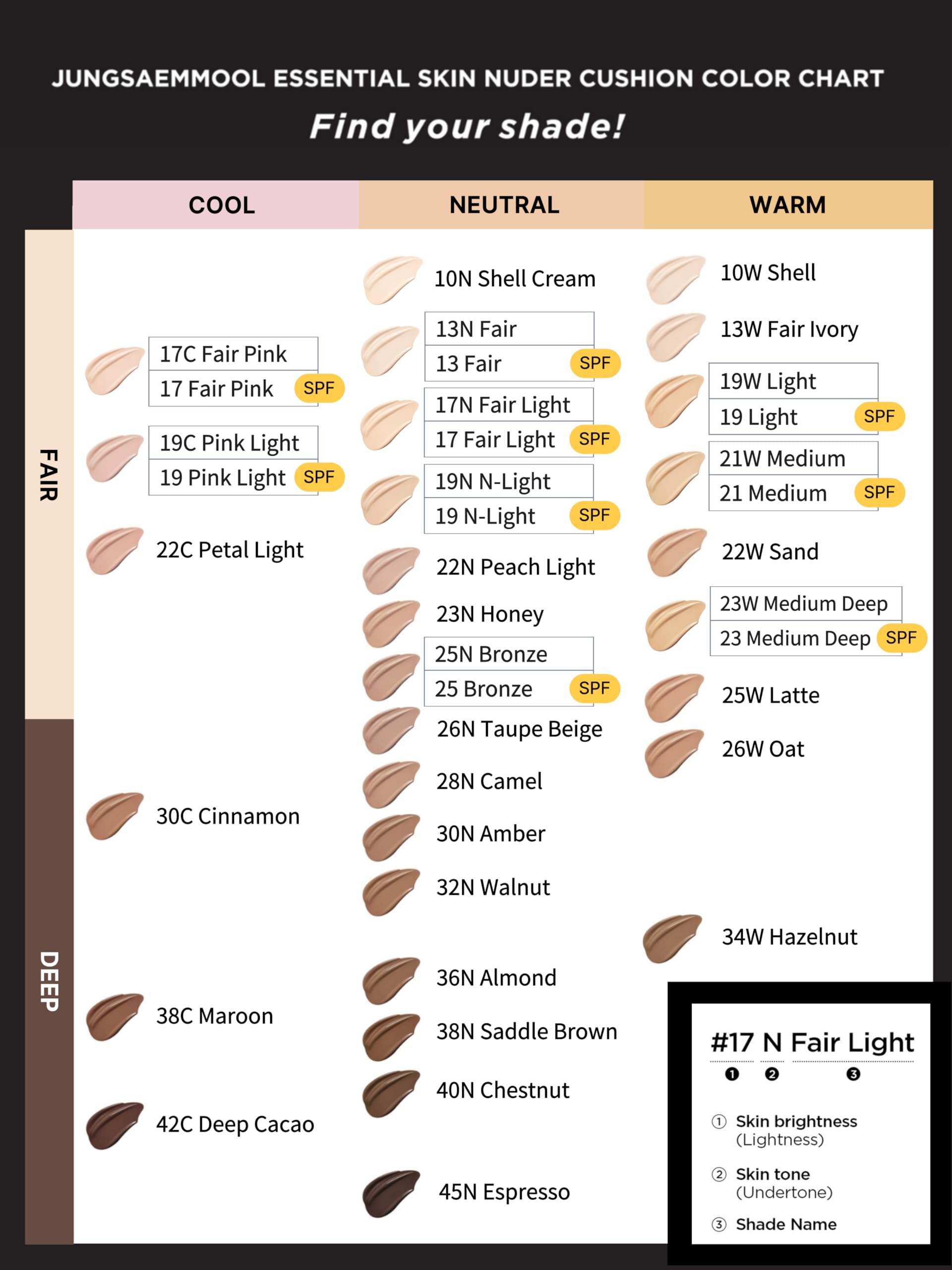 Texture fluide et outil de fusion inclus pour estomper facilement.
