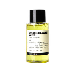 JUNO & Co. Sérum Nectar Corps: flacon élégant et hydratation légère.