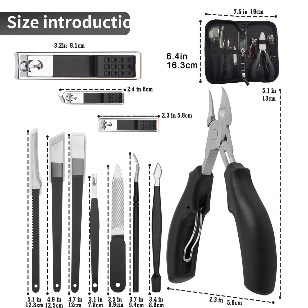 Juomid coupe-ongles gros épais pour ongles difficiles.
