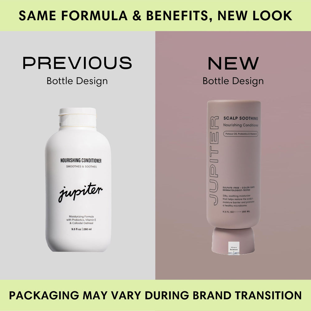 Jupiter après-shampooing nourrissant, texture crème, soin intensif facilitant le démêlage.