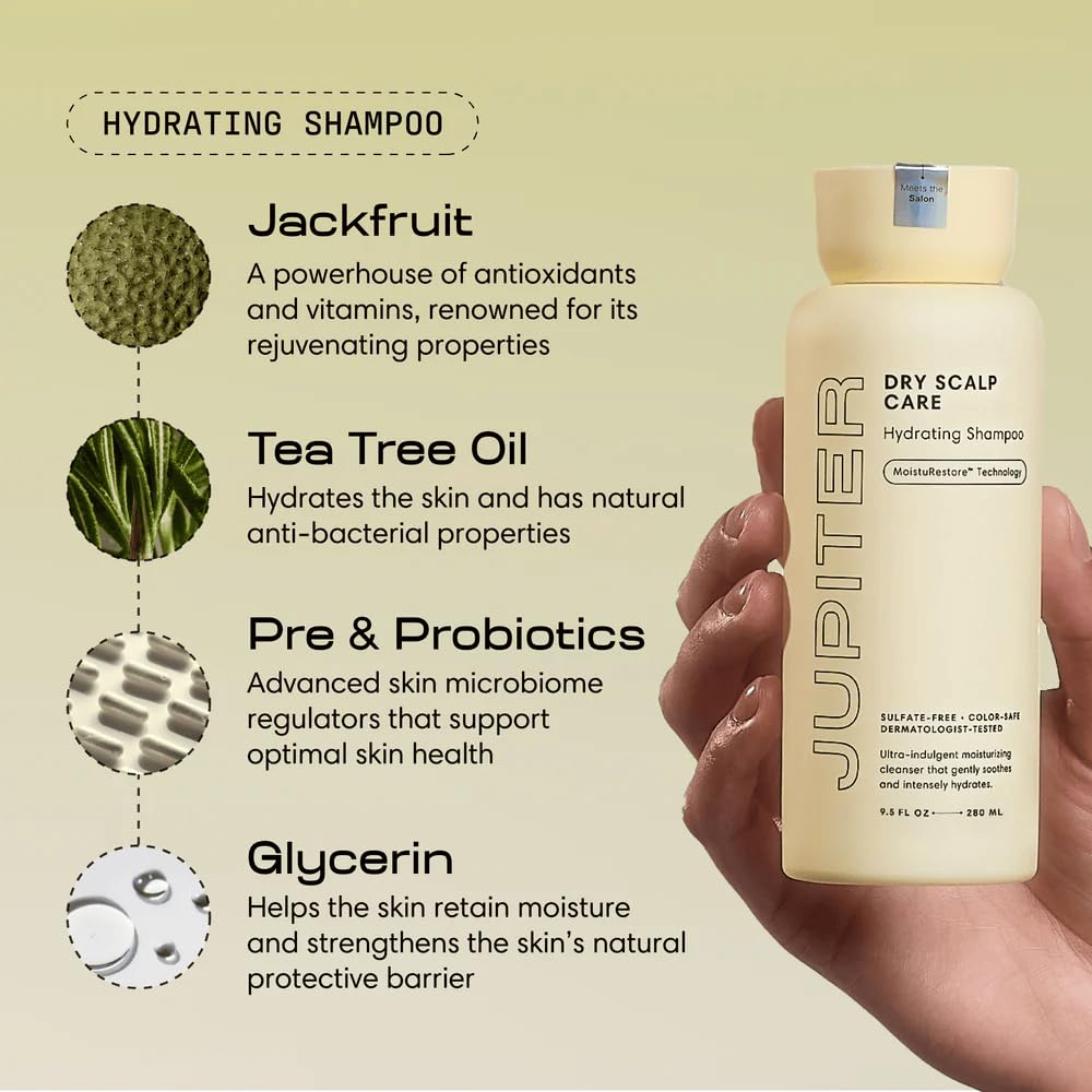 Ingrédients Jupiter prebiotiques lipides proteines favorisent hydratation et soin quotidien