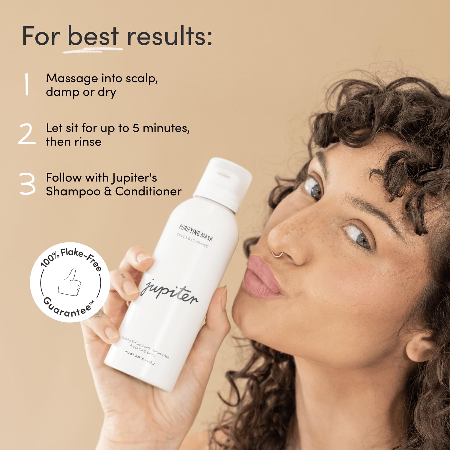 Masque Jupiter dégage un parfum naturel menthe et vanille, rafraîchissant