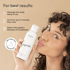 Masque Jupiter dégage un parfum naturel menthe et vanille, rafraîchissant