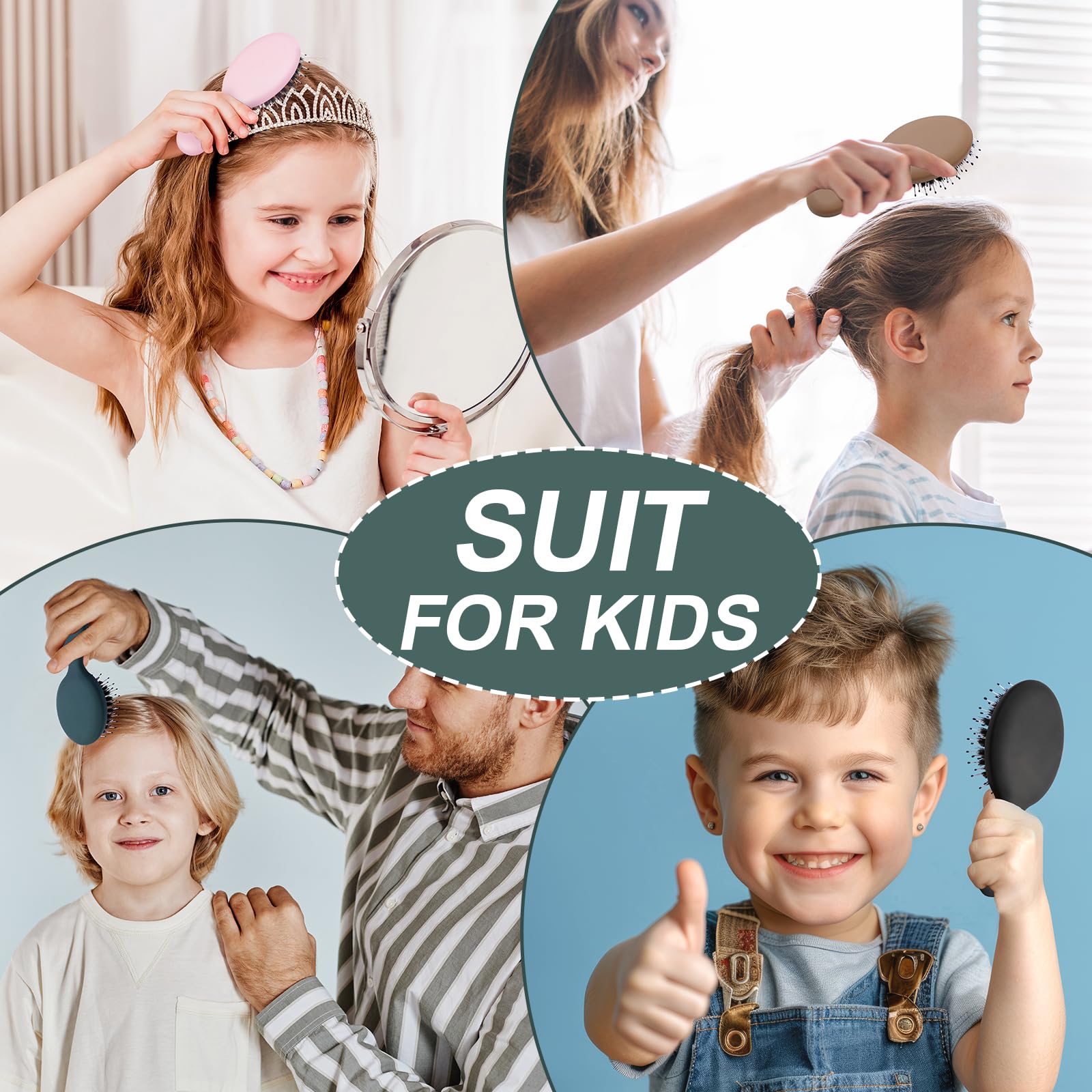 Jurrissa Mini anti-statique pour moins de frisottis