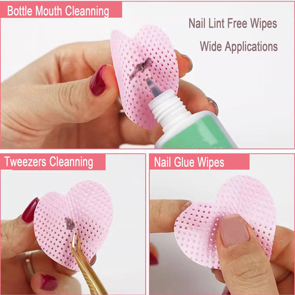 Design en cœur Jusbuya, lingettes roses douces et confortables.