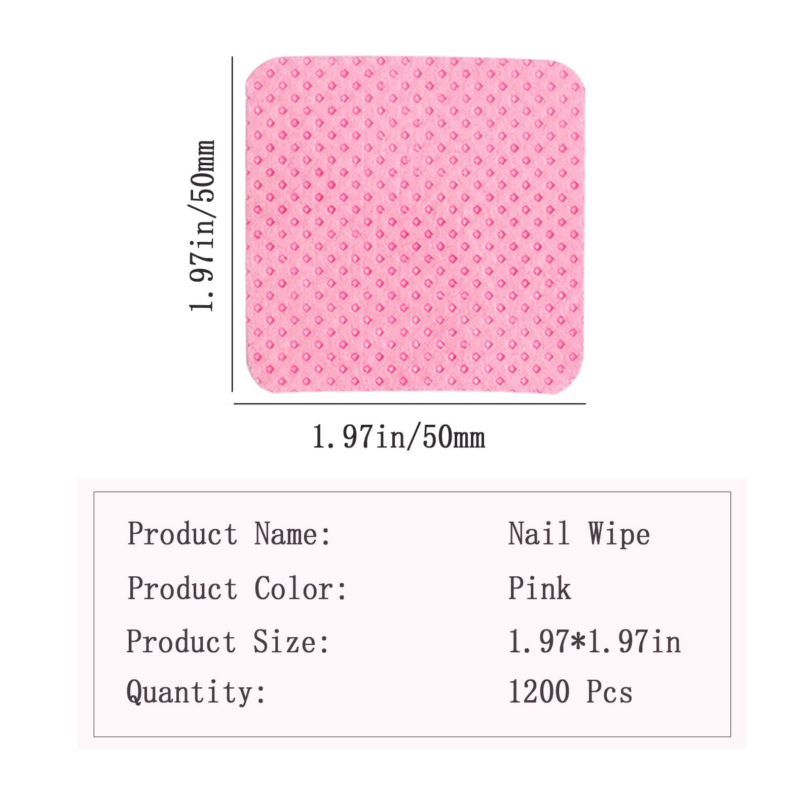 Lingettes Jusbuya pour nettoyage des extensions de cils et bouteilles de colle