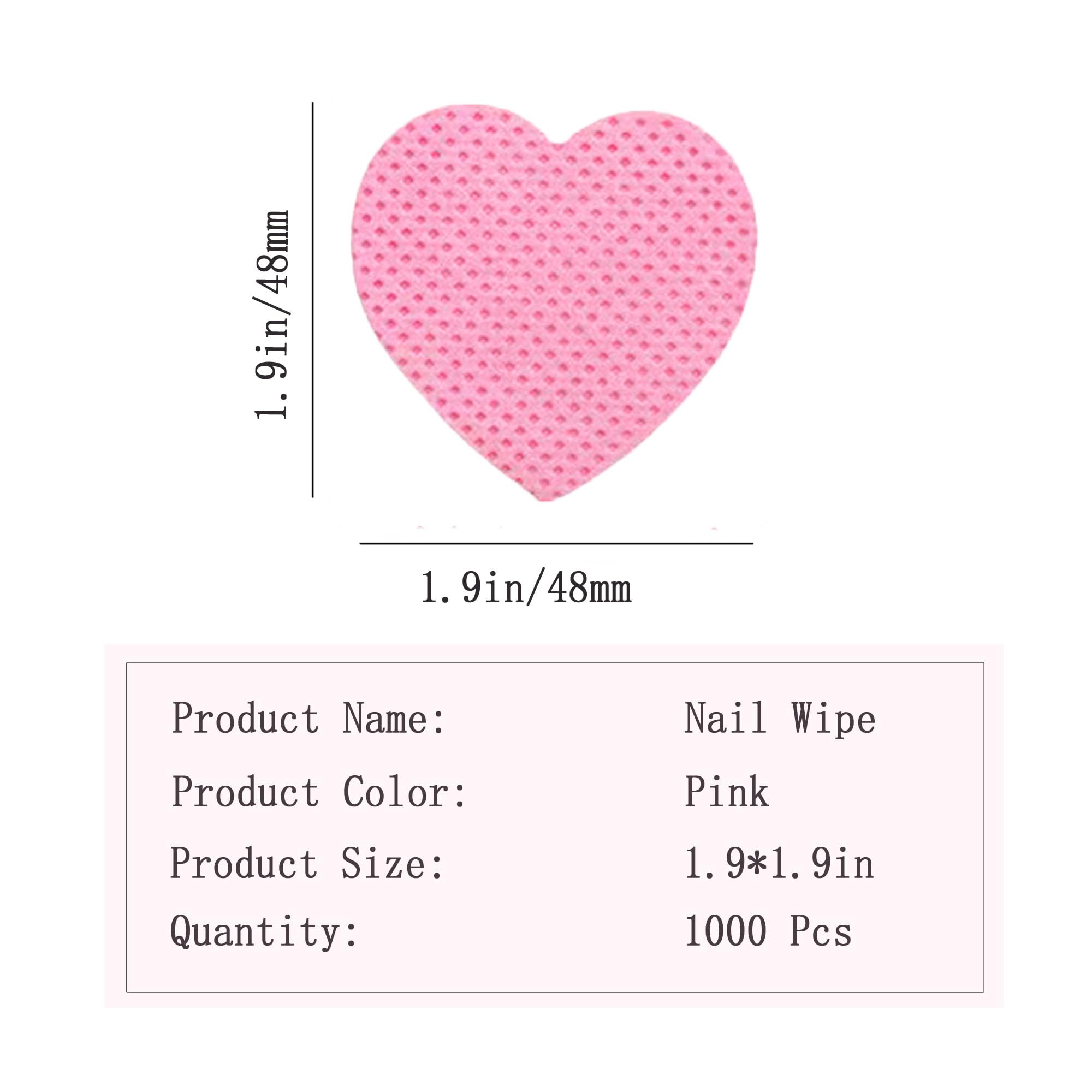 Lingettes Jusbuya pour colle de cils sans peluche, nettoyage fiable du bouchon.